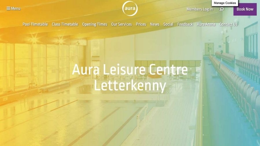 Aura Leisure centre gym donegal
