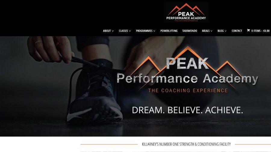 peak performance academy kerry