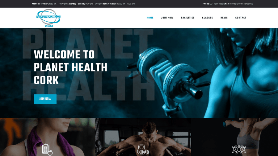 Planet Health Club, Gym Cork