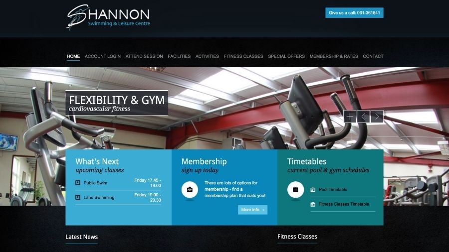 shannon swimming & leisure centre gym clare
