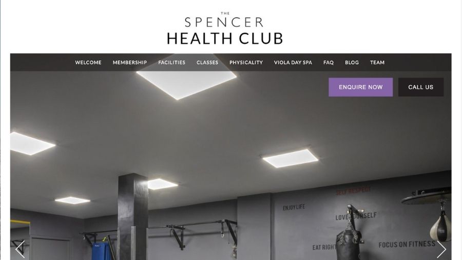 the spencer health club gym 