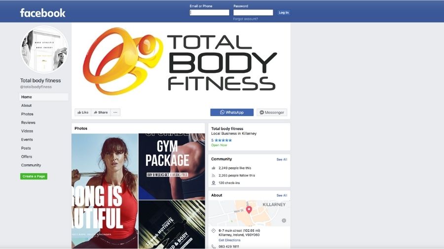 total body fitness gym kerry