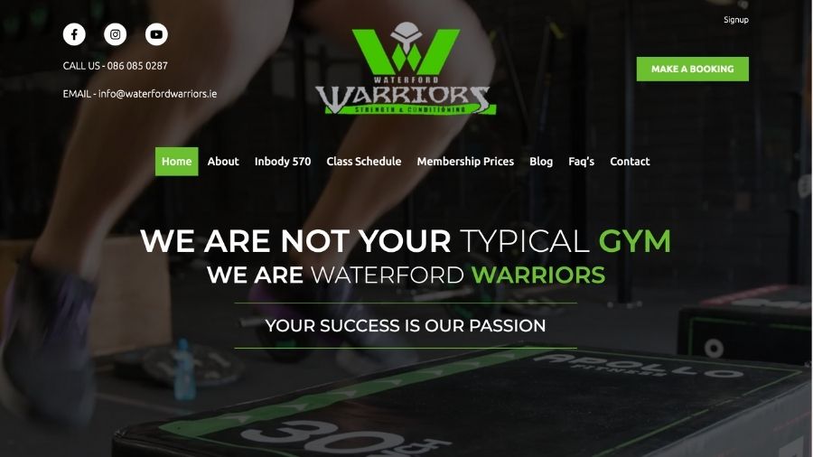 Waterford Warriors gym