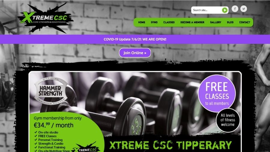 Xtreme CSC gym Tipperary