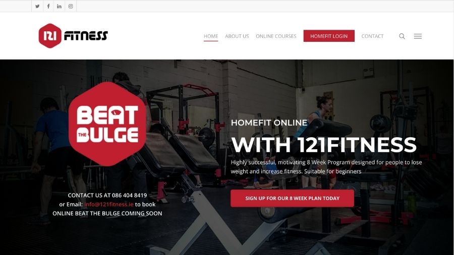 121 Fitness personal training meath