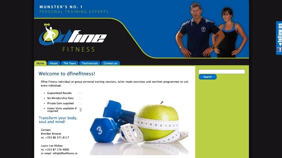 Dfine Fitness personal training tipperary