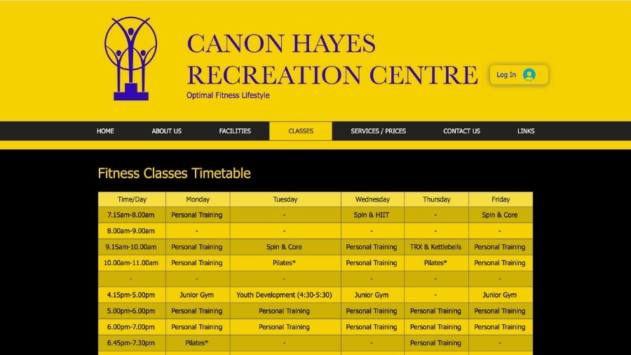 Canon Hayes Recreation Centre