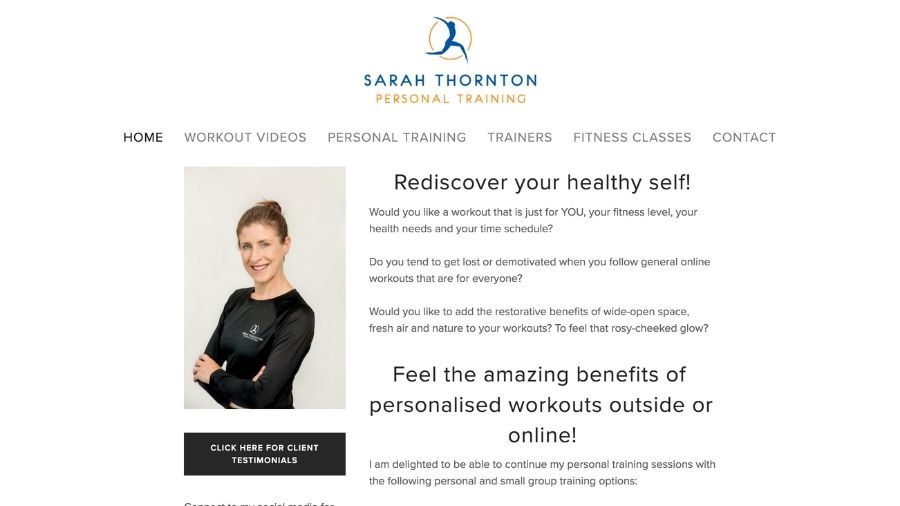 Sarah Thornton Personal training galway
