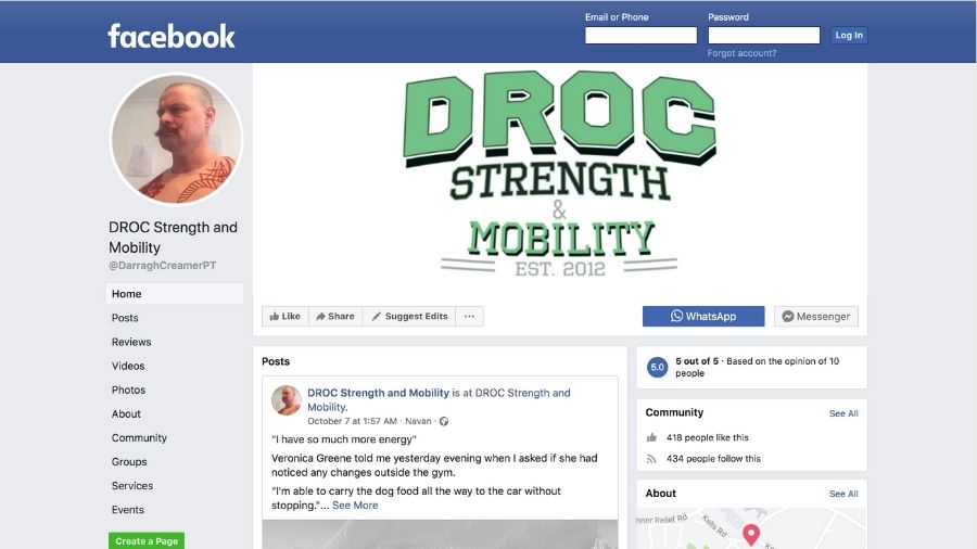 DROC Strength & Mobility personal training meath