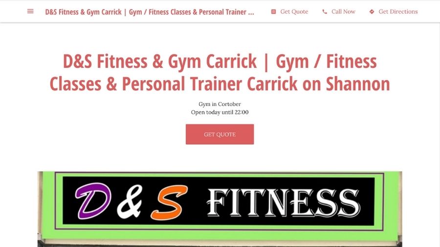D&S Fitness personal training roscommon