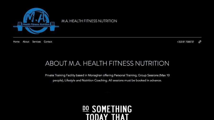 M.A. Health Fitness Nutrition monaghan