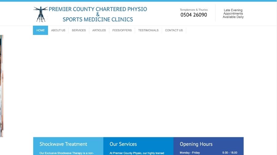 Premier County Chartered Physio tipperary