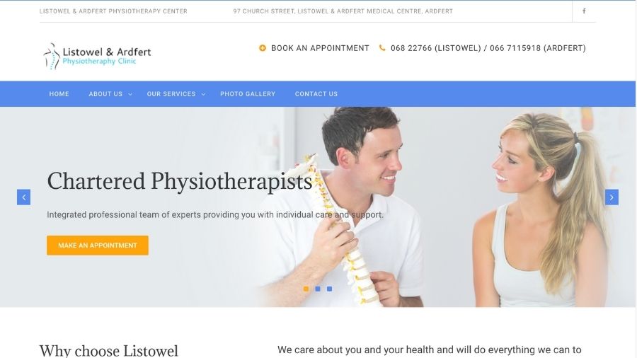 Listowel& Ardfert Physiotherapy Clinic kerry