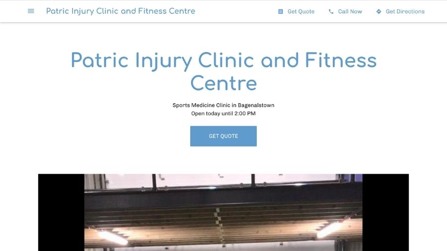 Patric Injury Clinic and Fitness Centre