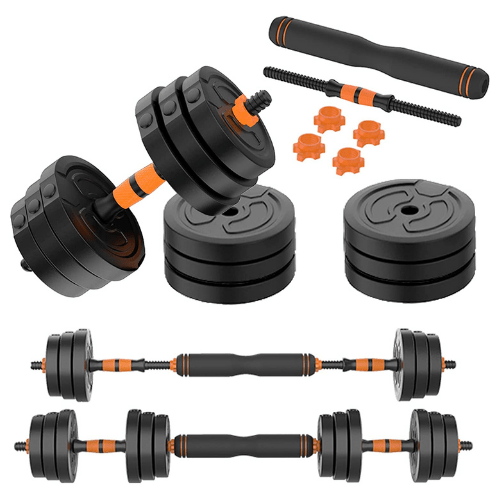 The dumbellsweights set is adjusted according to your desired exercise mode, avoiding the purchase of multiple dumbbells/barbells.